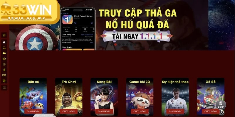 Truy cập 33WIN thông qua link dẫn chính thức và uy tín