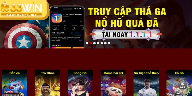 Thưởng tích lũy ngày 33WIN tri ân toàn bộ game thủ 2 Đăng nhập vào tài khoản 33WIN để tiến hành nhận ưu đãi