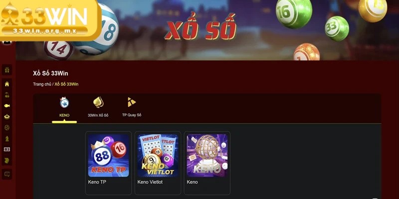 Xổ số 33WIN - Thế giới giải trí cùng các con số may mắn 1 Chuyên mục xổ số 33WIN luôn được anh em lô đề thủ yêu thích