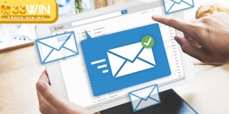  Gửi email yêu cầu xóa tài khoản 33WIN 
